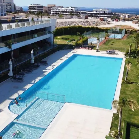 Luks Komplek Nautilus Unique'de Dublex Apartment Cesme